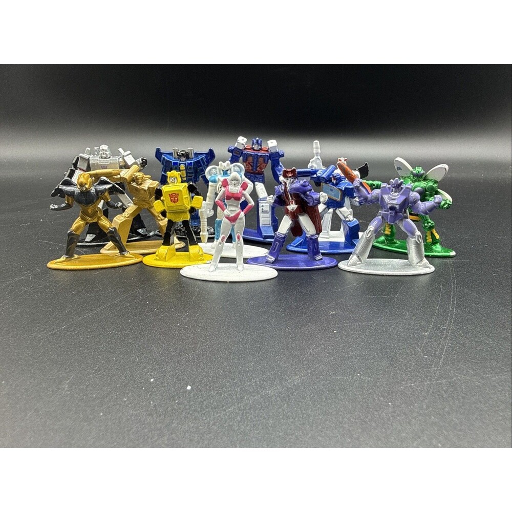 Jada Transformers Nano Metalfigs 13 Die-Cast Figure Set Optimus Prime 3+
